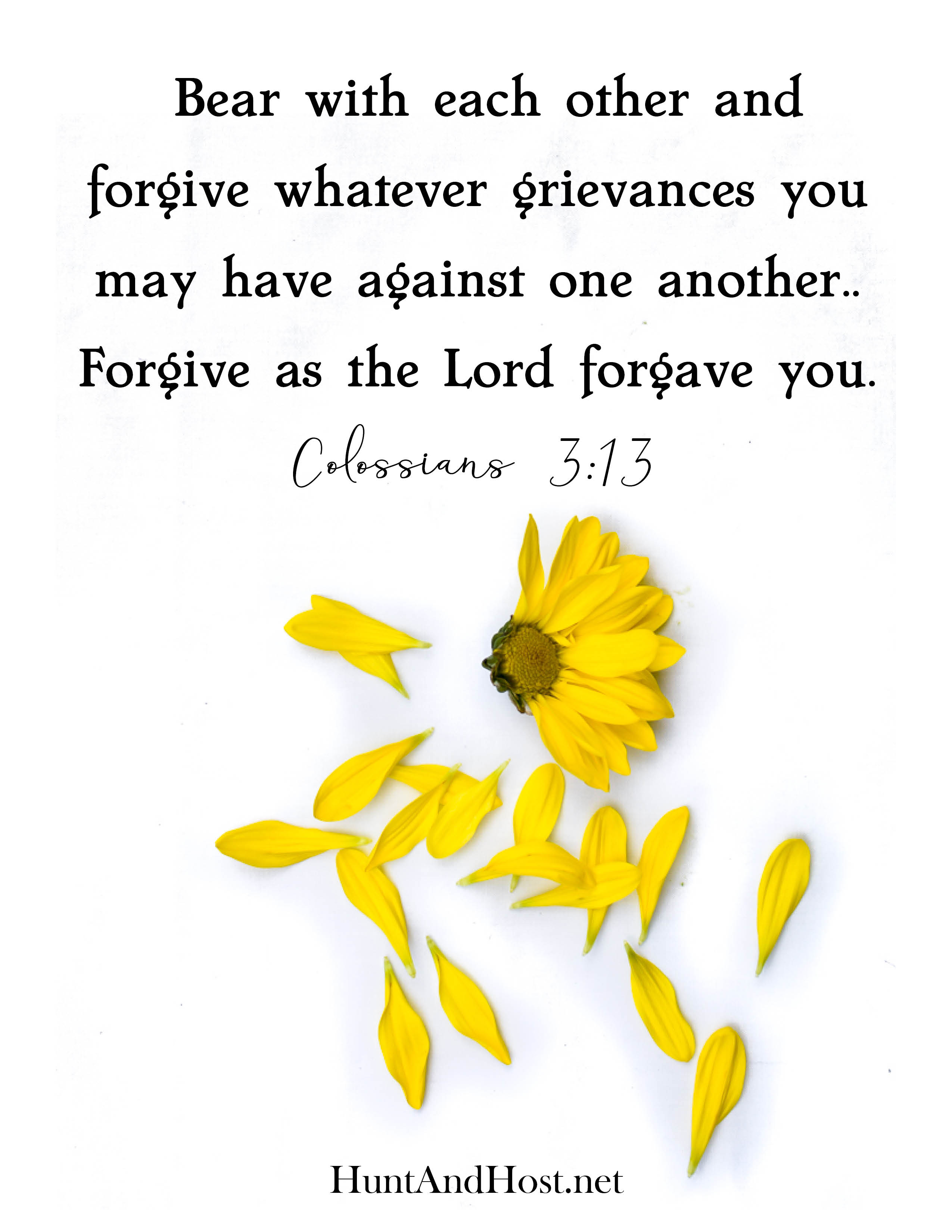 July free printable bible verse Colossians 3:13